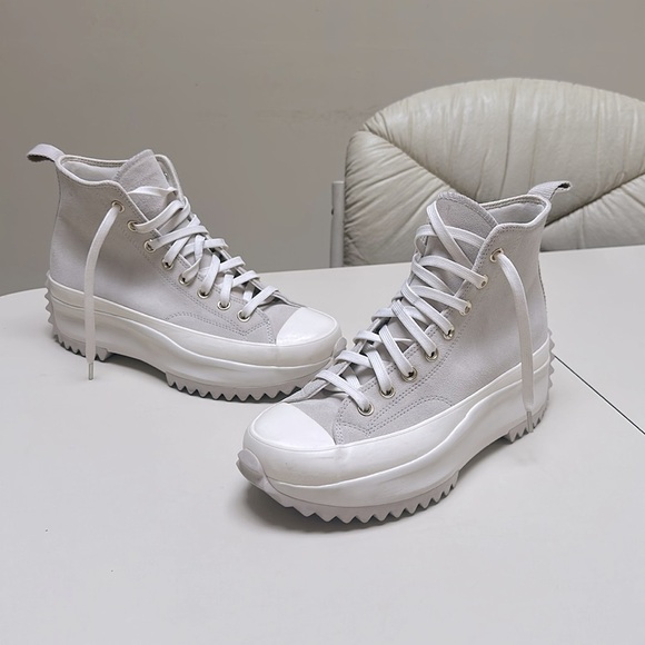 🔥 CONVERSE Run Star Hike Platform Earthy Neutrals SIZE 10 - Picture 8 of 14